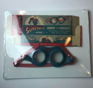 Vintage Superman Swim Goggles