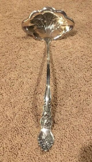 Moselle 1906 Silver Plate Punch Ladle 14 1/4 "