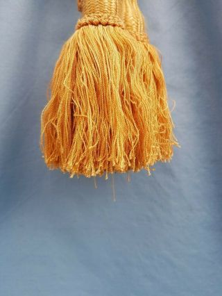 Antique French,  Silk Curtain Tassels Tie Backs Yellow 5