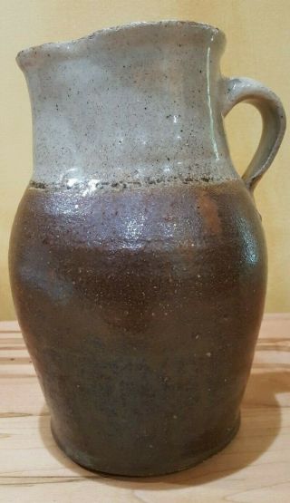 Edgefield pottery Southern stoneware Baynham pottery pitcher 3