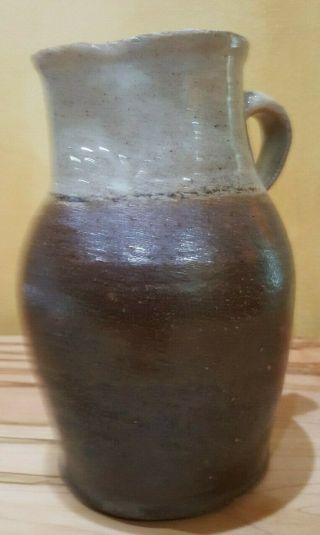 Edgefield pottery Southern stoneware Baynham pottery pitcher 5