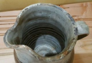 Edgefield pottery Southern stoneware Baynham pottery pitcher 7