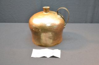 RARE Early Colonial American Copper Moonshine Still Jug 18th Century Fur Trade 2