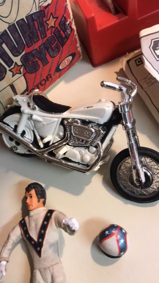 1973 Evel Knievel Stunt Cycle Rare 1st Edition 3