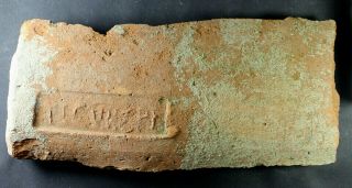 Brick,  Roof Tile,  Imbrex,  Legion,  Leg Vii,  Faithful,  Loyal,  1st – 4th Century Ad