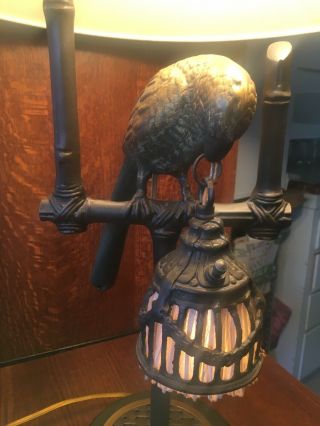 Vintage Frederick Cooper Parrot Lamp With Night Light 