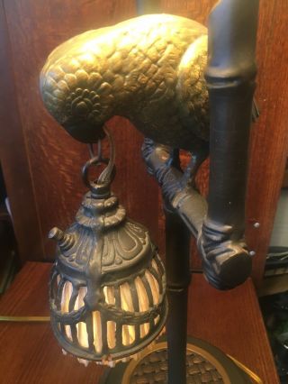 Vintage Frederick Cooper Parrot Lamp With Night Light 