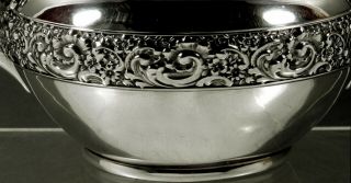 Tiffany Sterling Covered Bowl c1881 Persian Manner - No Mono 5