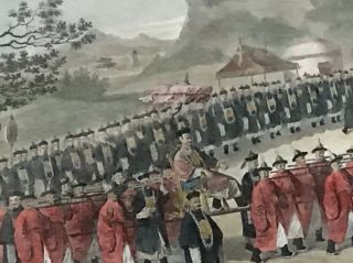 18th Century Engraving China Emperor Tent Tartary British Ambassador 1796 6