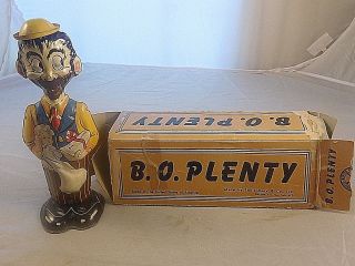 Vintage Marx Toys B.  O.  Plenty Wind - Up Toy