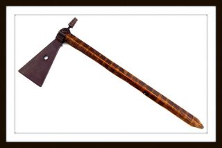 Antique Native American Indian Trade Tomahawk / Smoking Pipe Ax (dagger Sword)
