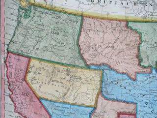 1850 RARE MAP TEXAS UNITED STATES FLORIDA YORK CALIFORNIA 2