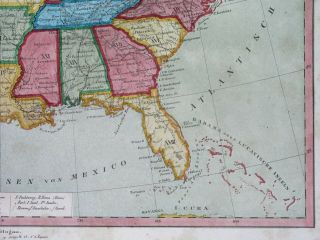 1850 RARE MAP TEXAS UNITED STATES FLORIDA YORK CALIFORNIA 7
