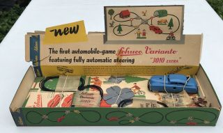 German Schuco “3010 Extra” Tin Toy Car Varianto Gift Set Boxed Old Stock/ex,