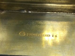 1839 Crested Master Silversmith Paul Lundbeck Sweden Solid Silver Snuff Box 6