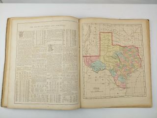 1856 Morse ' s General Atlas of the World US China Texas 64 FOLIO MAPS China Ohio 10