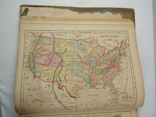 1856 Morse ' s General Atlas of the World US China Texas 64 FOLIO MAPS China Ohio 11