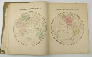 1856 Morse ' s General Atlas of the World US China Texas 64 FOLIO MAPS China Ohio 7