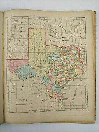 1856 Morse ' s General Atlas of the World US China Texas 64 FOLIO MAPS China Ohio 9
