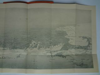 Map - BIRD ' S - EYE - VIEW YORK to BOSTON,  Showing Steamship Lines.  circa 1930 5