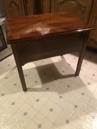 Solid Cherry Stickley End Table In. 12