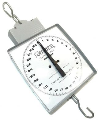 Hanson Model 600 Dairy Scale 30 Pound Capacity Hanging Scale Farm Tool