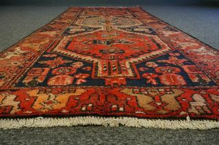 antique Geometric Wool Hand Knotted Oriental Turkish Vintage Area Rug 10