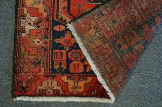 antique Geometric Wool Hand Knotted Oriental Turkish Vintage Area Rug 11