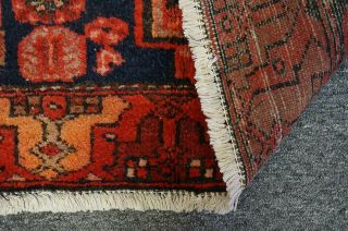 antique Geometric Wool Hand Knotted Oriental Turkish Vintage Area Rug 8