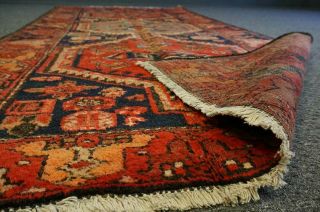 antique Geometric Wool Hand Knotted Oriental Turkish Vintage Area Rug 9