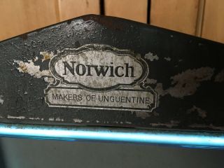 RARE ANTIQUE c1920 ' s NORWICH ARGON COUNTER ADVERTISING DISPLAY - NEON LIGHT 7