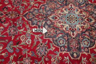 Traditional Persian Design Area Rug Handmade Wool Oriental Floral Carpet 10 x 13 12