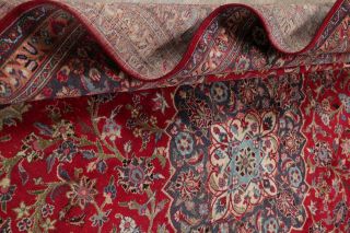 Traditional Persian Design Area Rug Handmade Wool Oriental Floral Carpet 10 x 13 7