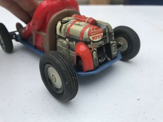 Vintage Schuco Go - Kart Red Micro Racer Tin Toy W/Original Key & Box Wow EX, 4