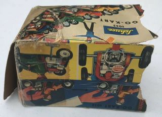 Vintage Schuco Go - Kart Red Micro Racer Tin Toy W/Original Key & Box Wow EX, 8