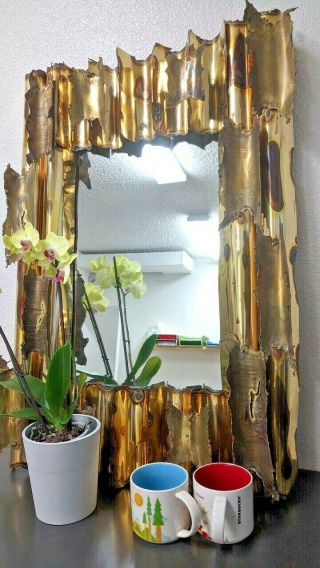 Mid - Century Modern Hand - Crafted Mirror - Unique. 2