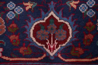 Vintage Geometric SCARLET Persian Oriental Area Rug Hand - Knotted Oriental 8x11 9