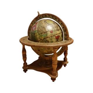 Vintage Zodiac Astrology Desktop Globe Made In Italy Old World Style World Globe 2