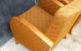 Art Deco Armchairs,  Club Chairs,  Cocktail Chairs.  1920s Vintage Antique. 10