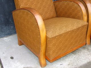 Art Deco Armchairs,  Club Chairs,  Cocktail Chairs.  1920s Vintage Antique. 9