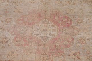 Antique MUTED Persian Oriental Handmade 9x13 FADED Wool Distressed Over - Dyed Rug 4