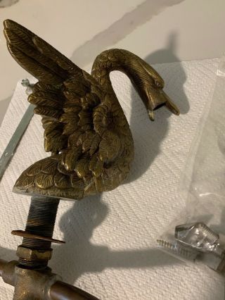 Sherle Wagner Brass Swan Faucet Sink Fixtures (Rare) 4