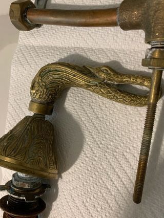 Sherle Wagner Brass Swan Faucet Sink Fixtures (Rare) 7