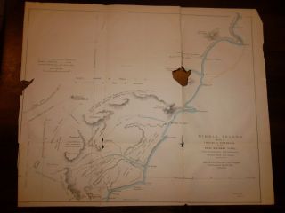 1849 Zealand Map 21 X 17 Inches Middle Island J W Hamilton