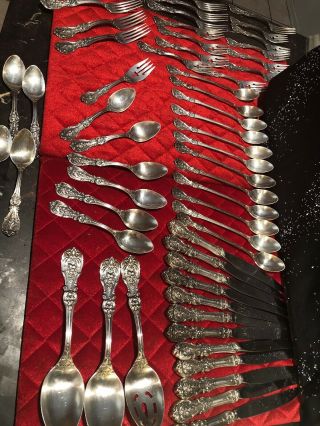 60 Old Sterling Silver Reed Barton Francis 1 Flatware 7 Pounds 3210 Grams