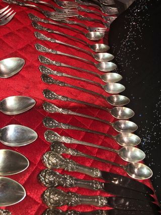 60 OLD STERLING SILVER REED BARTON FRANCIS 1 FLATWARE 7 Pounds 3210 Grams 3
