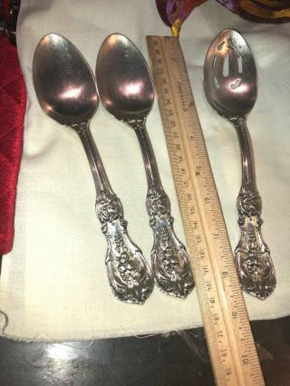 60 OLD STERLING SILVER REED BARTON FRANCIS 1 FLATWARE 7 Pounds 3210 Grams 5