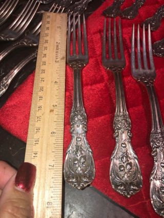 60 OLD STERLING SILVER REED BARTON FRANCIS 1 FLATWARE 7 Pounds 3210 Grams 7