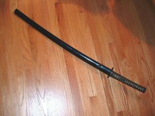 Sa795 Japanese Samurai Sword: Mumei Katana In Koshirae 63.  5 Cm Project Piece