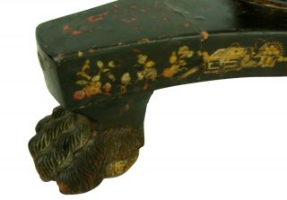 Antique Chinese Teapoy Caddy on Stand 19th Century 6
